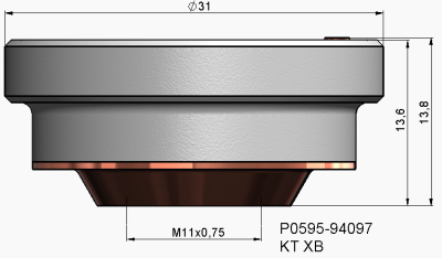 Seramik Parça KT XB P0595-94097 - 2